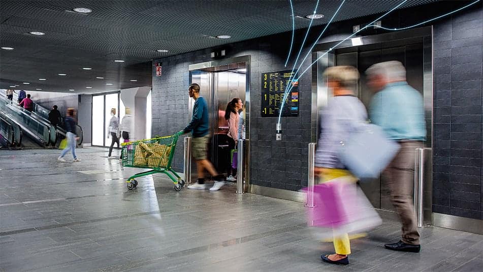 Connectivity enables smooth and efficient people flow in busy settings.